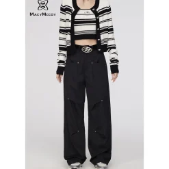 MacyMccoy Star Folded Oversized Cargo Pants