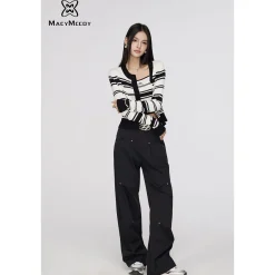 MacyMccoy Star Folded Oversized Cargo Pants