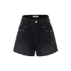 MacyMccoy Star Logo Destroyed Edges Shorts