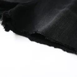 MacyMccoy Star Logo Destroyed Edges Shorts