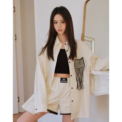 Marc Moore Line Side Slit Casual Shorts