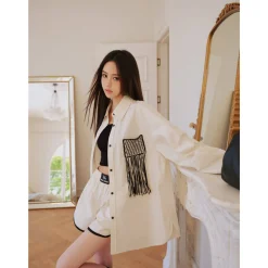 Marc Moore Line Side Slit Casual Shorts
