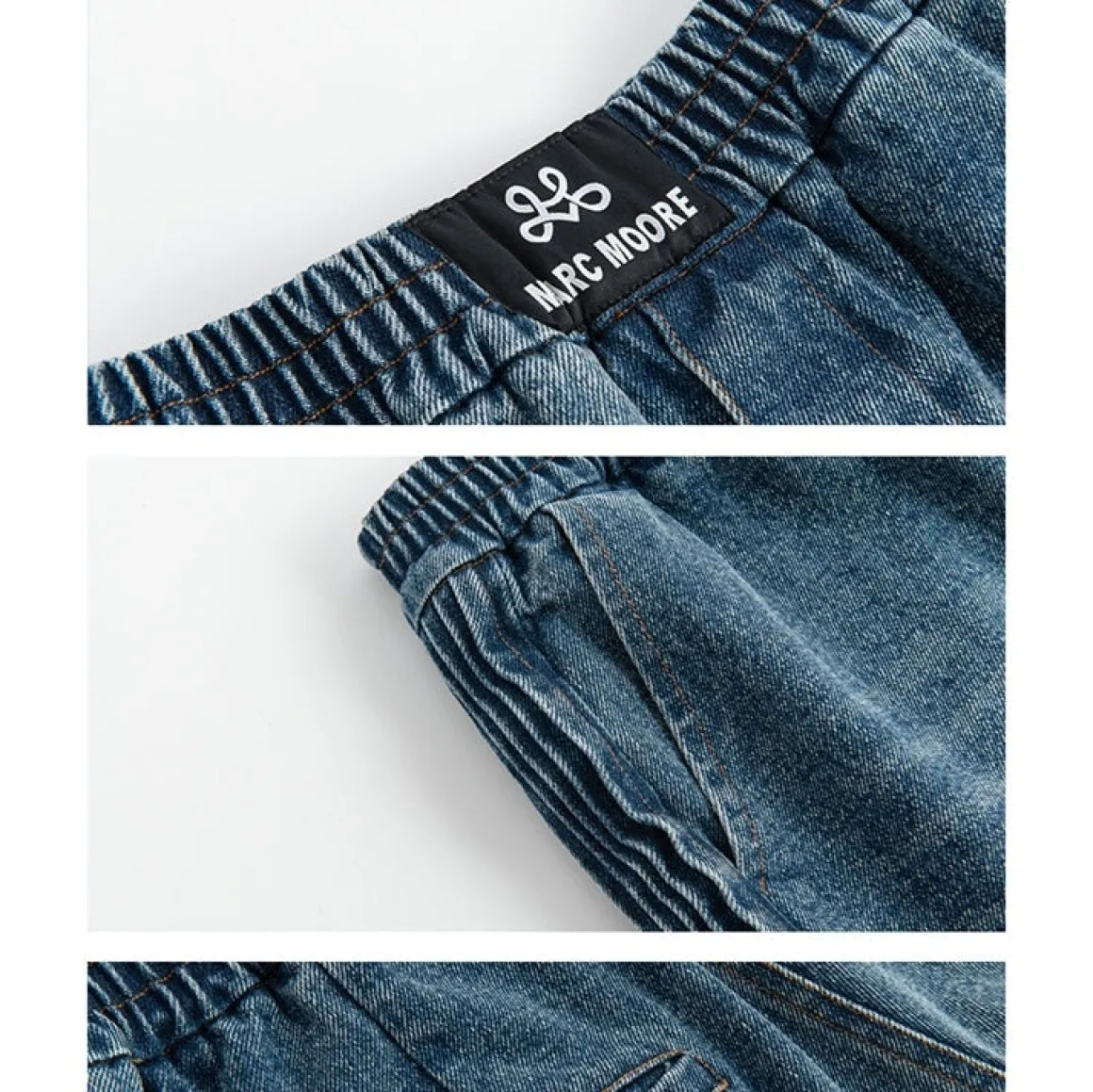 Marc Moore Vintage Washed Denim Shorts