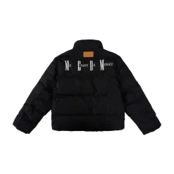 MEDM Embroidery Logo Down Jacket Black