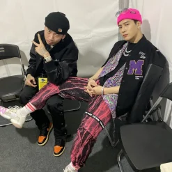 MEDM Embroidery M Logo Varsity Jacket Black