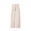 MeliMosa Patchwork Waist Striped Pants Pink