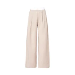 MeliMosa Patchwork Waist Striped Pants Pink