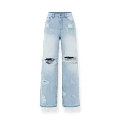NAWS Classical Destroyed Straight-Leg Jeans