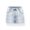 Naws Gradient Stretch Slim Denim Shorts