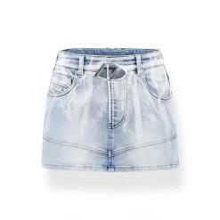Naws Gradient Stretch Slim Denim Shorts