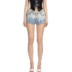 Naws Gradient Stretch Slim Denim Shorts