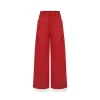NAWS Textured Low-Rise Cargo Pocket Relaxed Fit Pants Red