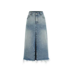 NotAwear Accordion Denim Long Skirt