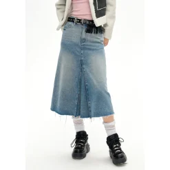 NotAwear Accordion Denim Long Skirt