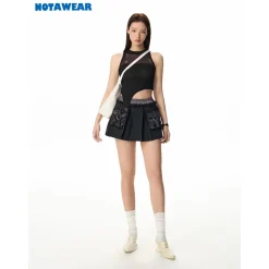NotAwear Cargo Ballerina Skirt Black