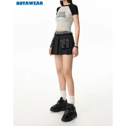 NotAwear Cargo Ballerina Skirt Black