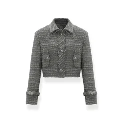 NotaWear Chain Tassel Woolen Tweed Jacket