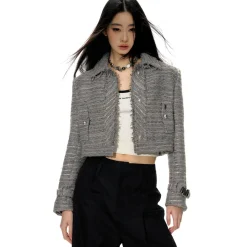 NotaWear Chain Tassel Woolen Tweed Jacket