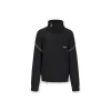 NotAwear Color Blocked Drawstring Zipper Knit Sweater Black