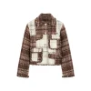 NotAwear Color Blocked Patchwork Tweed Jacket