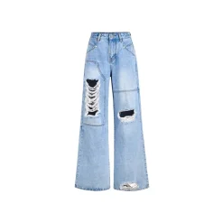 NotAwear Destroy Straight-Leg Oversize Jeans