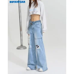 NotAwear Destroy Straight-Leg Oversize Jeans