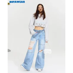 NotAwear Destroy Straight-Leg Oversize Jeans