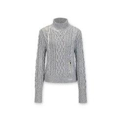 NotAwear Destroyed Twisted Woolen Sweater Grey