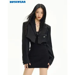 NotAwear Detachable Two-Way Blazer Black