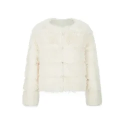 NotAwear Eco-Friendly Fur Jacket White