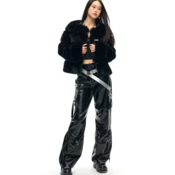 NotAwear Eco-Friendly Fur Jacket Black