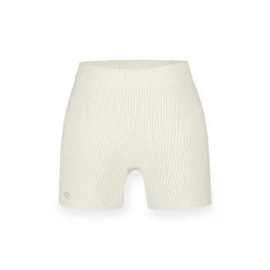 NotAwear Elastic Sports Knit Slim Shorts Cream