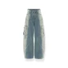 NotaWear Faded Oversized Cargo Jeans