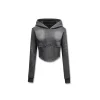 NotAwear Fish-bone Hoodie Washed Black