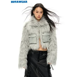 NotAwear Fluffy Eco-Friendly Fur Jacket
