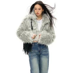 NotAwear Fluffy Eco-Friendly Fur Jacket