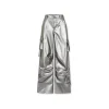 NotAwear Glossy Leather Cargo Pants Sliver