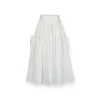 NotAwear High Waist Cargo Long Skirt White