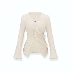 NotAwear Hollow Cutting Vest & Cardigan Set