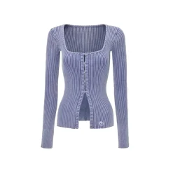NotAwear Knit Buckle Top Washed Blue