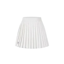 NotAwear Logo Pleated Skirt White