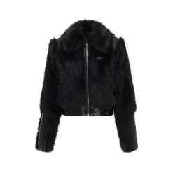 NotAwear St Paul's Night Fur Jacket Black