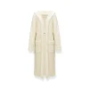 NotAwear Thickened Creamy Hooded Oversized Cardigan