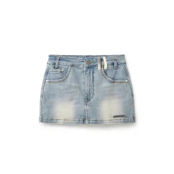 NotAwear Wash Denim Mini Skirt Blue
