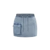 NotAwear Washed Denim Pocket Skirt