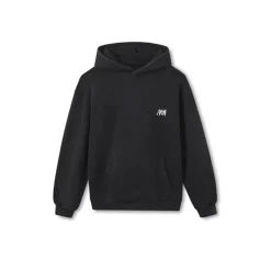 NotAwear Washed Logo Embroidery Knit Hoodie