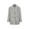 NotAwear Woolen Hollow Cuff Jacket Grey
