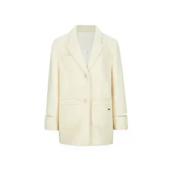 NotAwear Woolen Hollow Cuff Jacket Cream