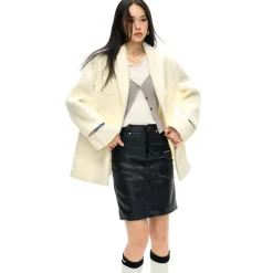 NotAwear Woolen Hollow Cuff Jacket Cream