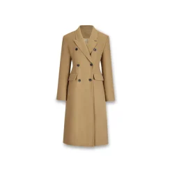 NotAwear Woolen Nipped Waist Oversized Coat Camel